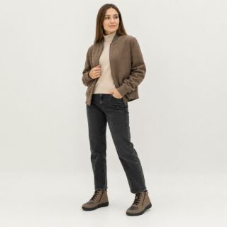 Анатомические женские ботинки Softmode 19315 кожаные, коричневые