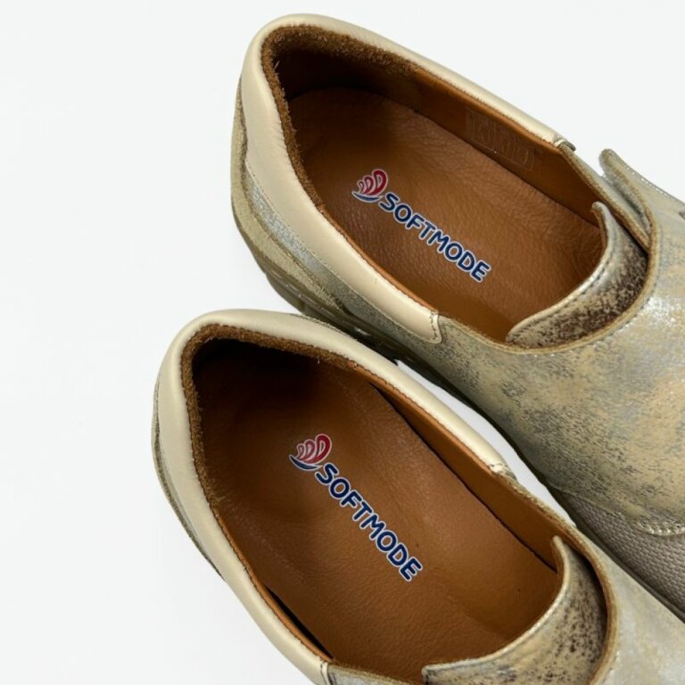 Анатомические женские кроссовки Softmode 2505 золото