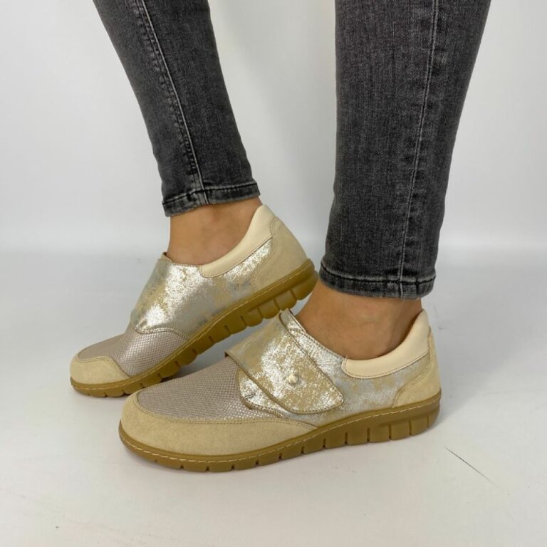 Анатомические женские кроссовки Softmode 2505 золото