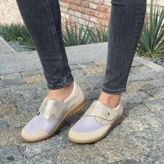 Анатомические женские кроссовки Softmode 2505 золото