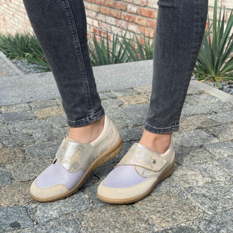 Анатомические женские кроссовки Softmode 2505 золото