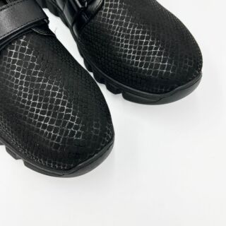 Анатомические женские кроссовки Softmode 726403 кожаные, черные