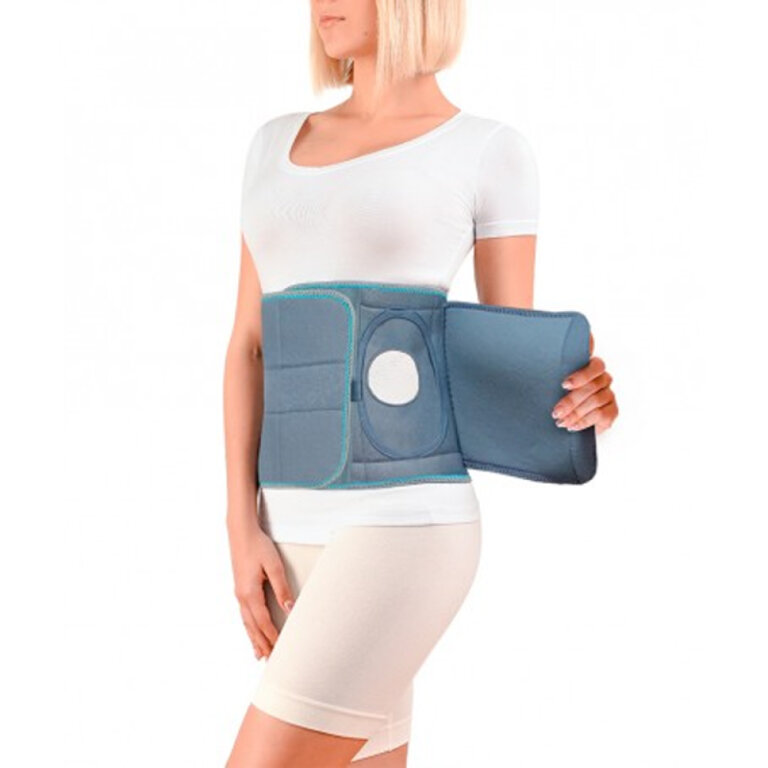 Послеоперационный бандаж с отверстием для стомы Алком 2025