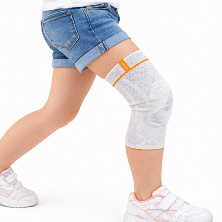 Дитячий бандаж на колінний суглоб Sporlastic GENU-HiT KIDS 87081 із силіконовим кільцем