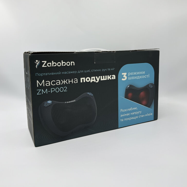 Масажна роликова подушка Zabobon ZM-P002