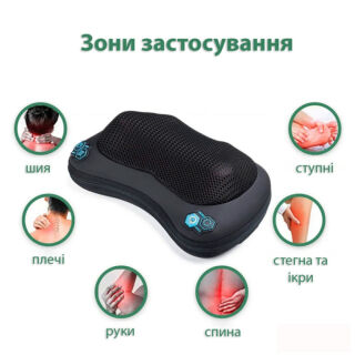 Масажна роликова подушка Zabobon ZM-P002