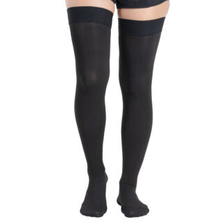 Компрессионные чулки Ortomedica 2 класс (23-32 мм.рт.ст.) закрытый носок, черные