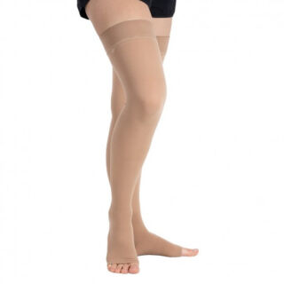 Компрессионные чулки Ortomedica 2 класс (23-32 мм.рт.ст.) открытый носок, бежевые