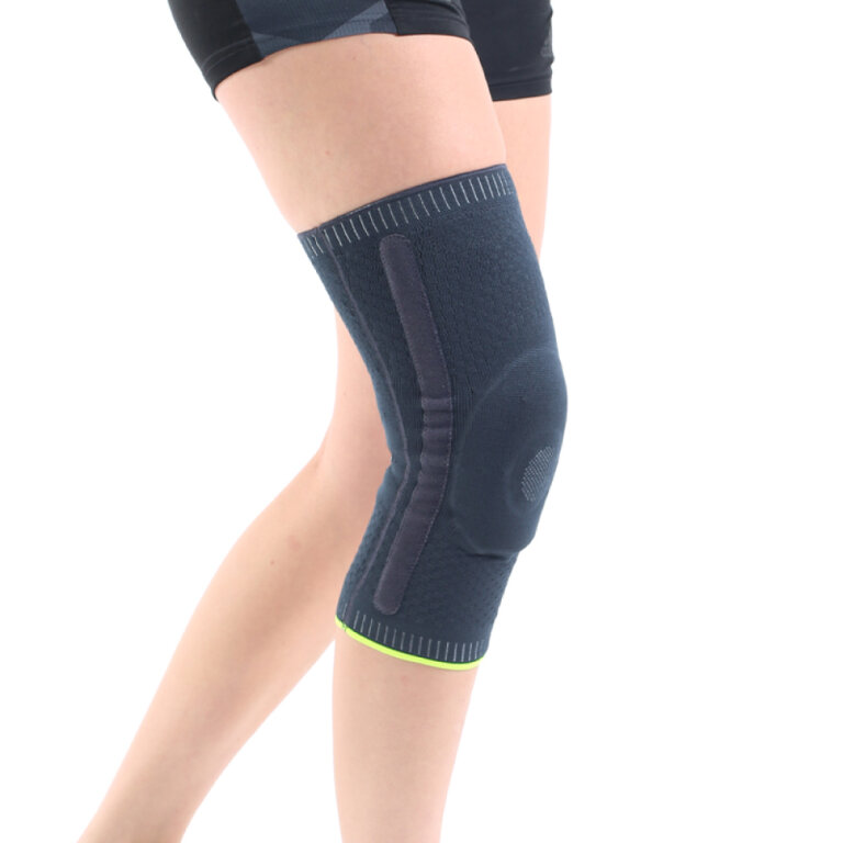 Бандаж на колінний суглоб еластичний Ortomedica REF-700 OPC з силіконовим кільцем та спіральними ребрами