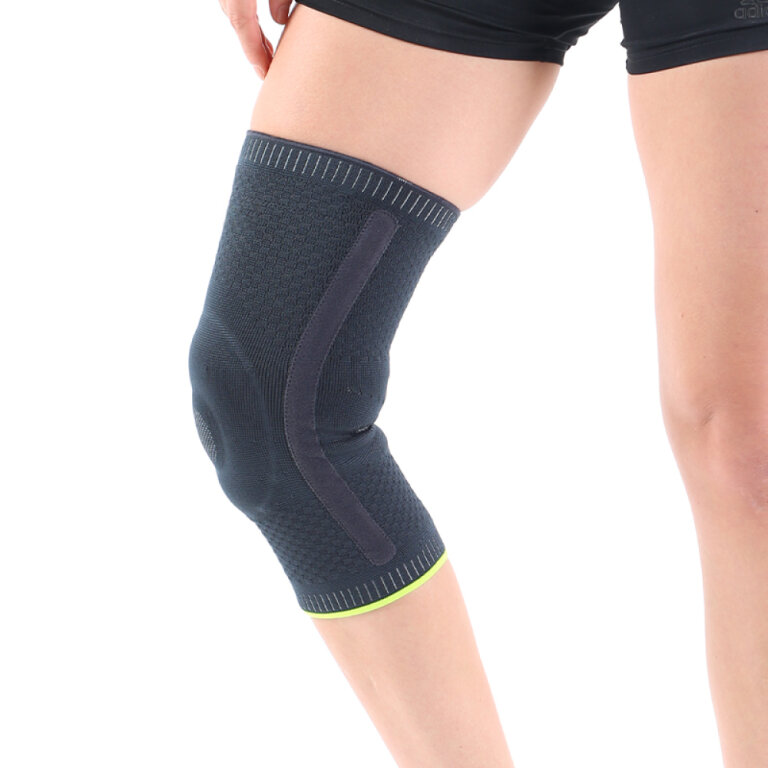 Бандаж на колінний суглоб еластичний Ortomedica REF-700 OPC з силіконовим кільцем та спіральними ребрами