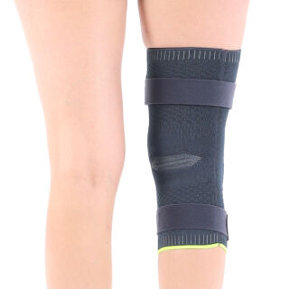 Бандаж на колінний суглоб еластичний Ortomedica REF-703 з силіконовим кільцем, поліцентричним шарніром, додаткова фіксація