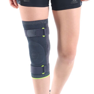Бандаж на колінний суглоб еластичний Ortomedica REF-703 з силіконовим кільцем, поліцентричним шарніром, додаткова фіксація