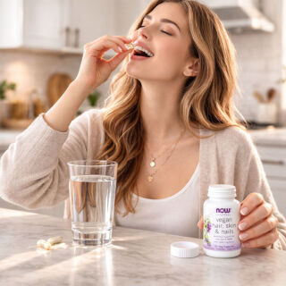 Витамины NOW CLINICAL HAIR, SKIN & NAILS красота и здоровье в капсулах №30