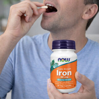 Витамины NOW ЖЕЛЕЗО 36 мг бисглицинат в капсулах №30