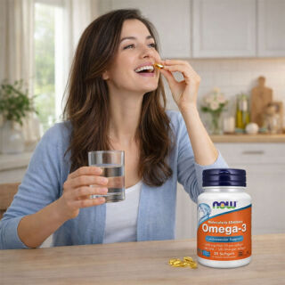 Вітаміни NOW ОМЕГА-3 1000 мг у м'яких капсулах №30