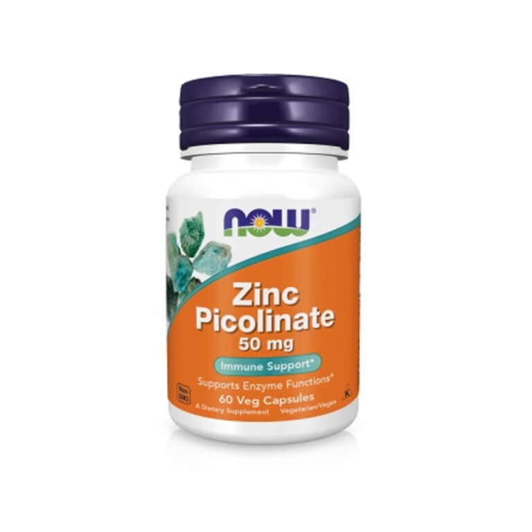 Вітаміни NOW ЦИНК ПІКОЛІНАТ 50 мг у капсулах №60