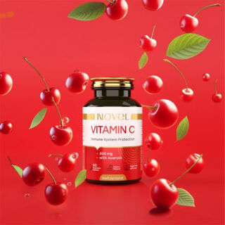 Вітаміни жувальні NOVEL Вітамін C 500 мг + Ацерола №60