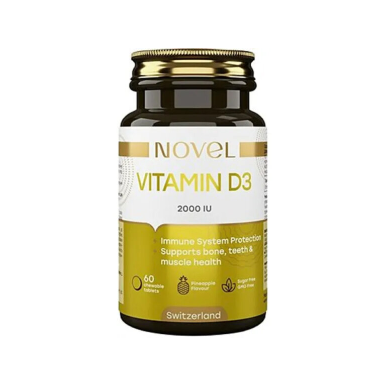 Витамины жевательные NOVEL Витамин D3 2000 МЕ №60