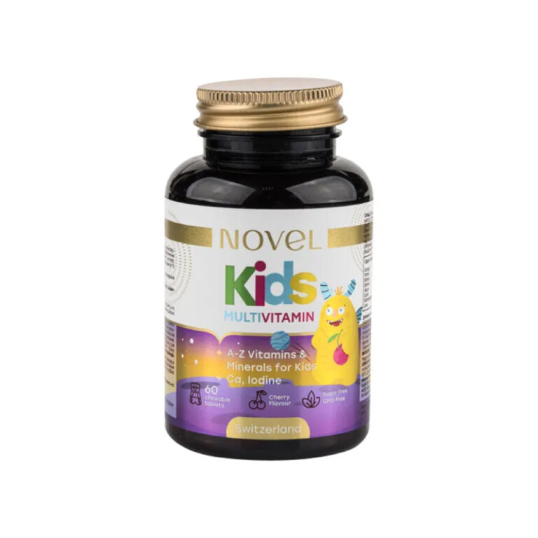 Вітаміни жувальні NOVEL КІДС Мультивітамін для дітей №60