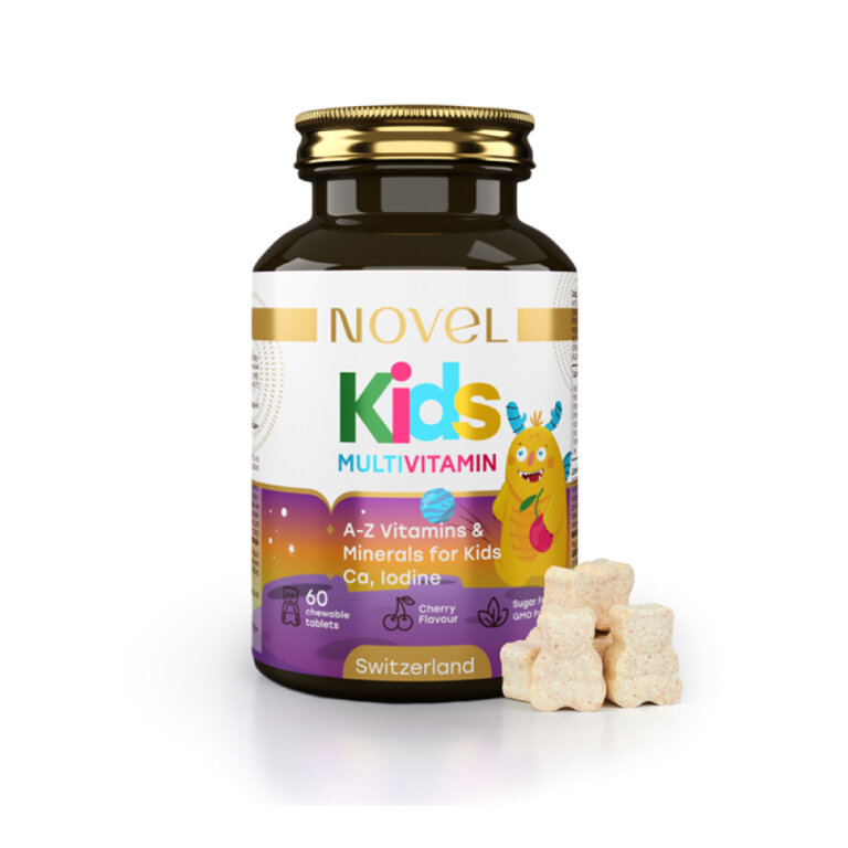 Вітаміни жувальні NOVEL КІДС Мультивітамін для дітей №60