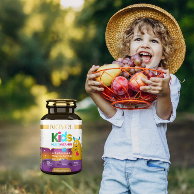 Вітаміни жувальні NOVEL КІДС Мультивітамін для дітей №60