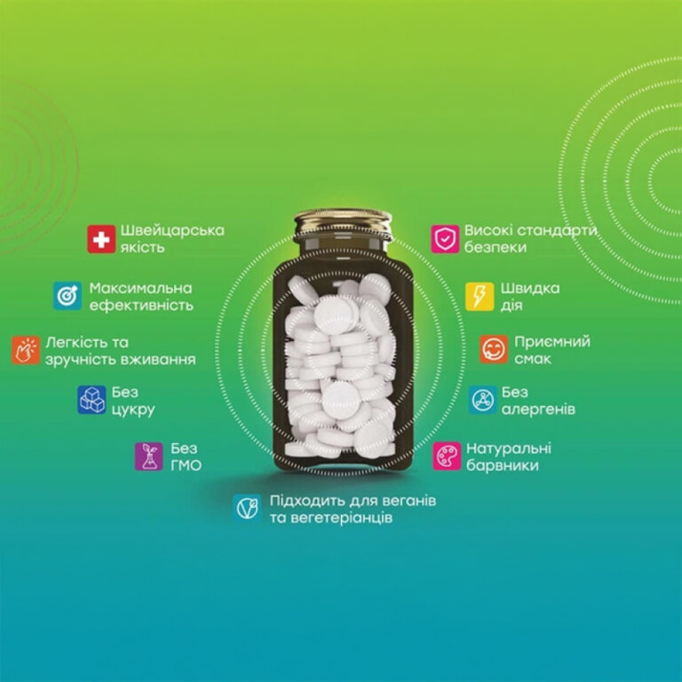 Вітаміни жувальні NOVEL Магній + В-комплекс №60