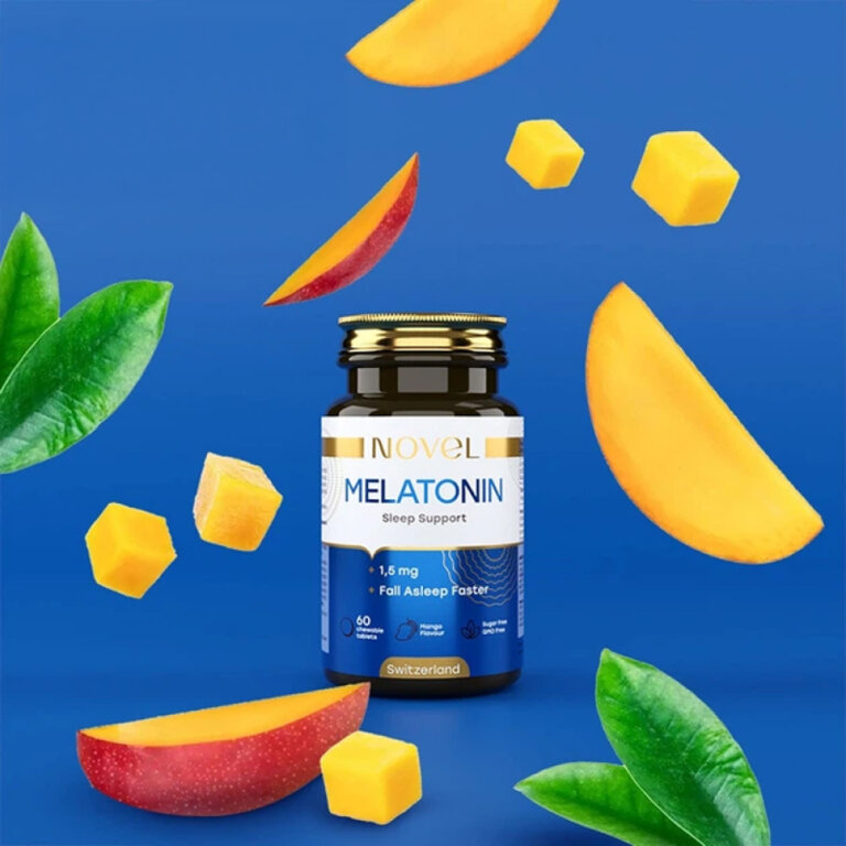 Вітаміни жувальні NOVEL Мелатонін 1,5 мг №60
