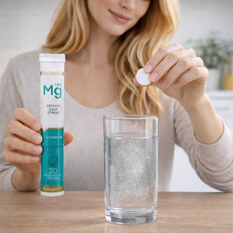 Вітаміни шипучі NOVEL Magnesium + B6 №20