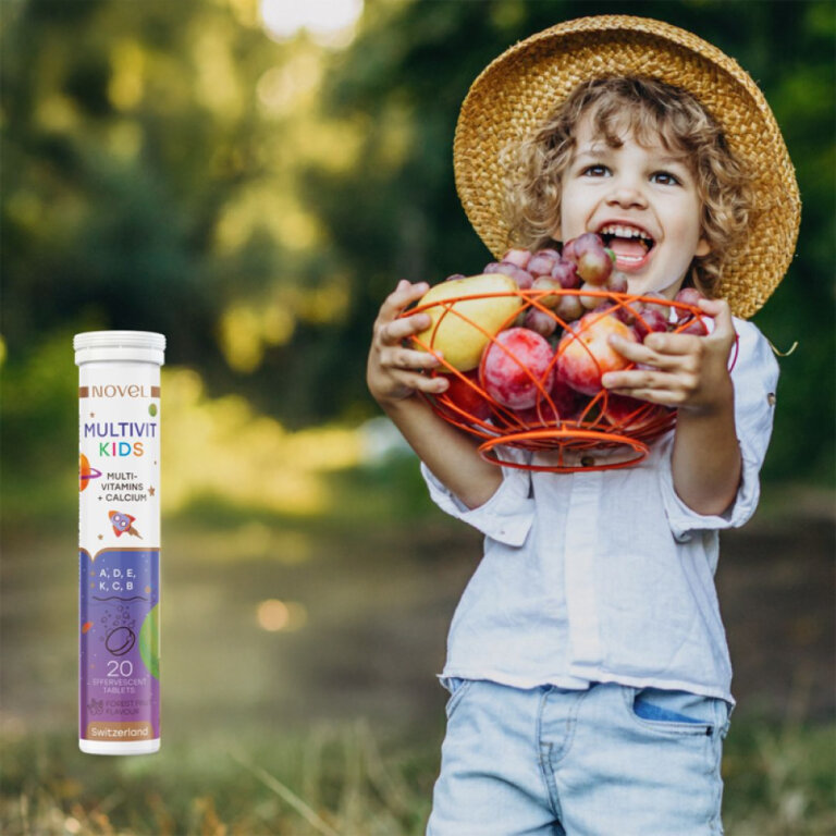 Вітаміни шипучі NOVEL Multivit Kids №20