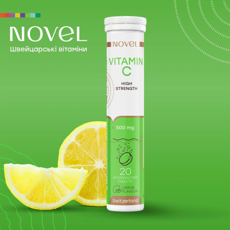 Вітаміни шипучі NOVEL Vitamin C №20