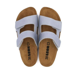 Шлепанцы женские Leon 4051 голубой орландо