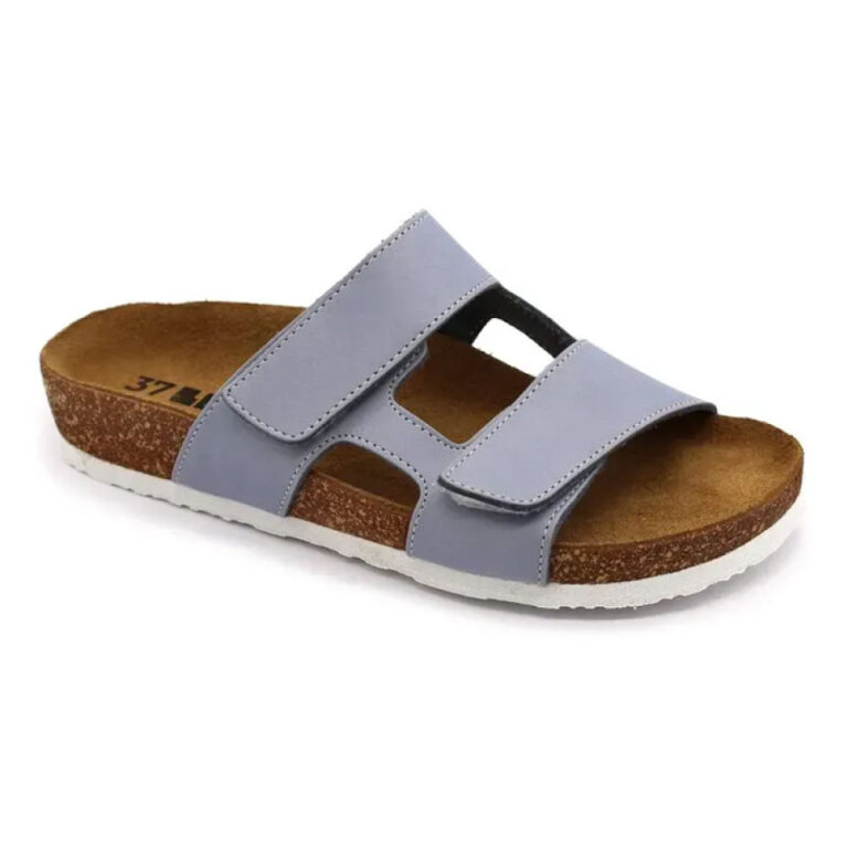 Шлепанцы женские Leon 4051 голубой орландо
