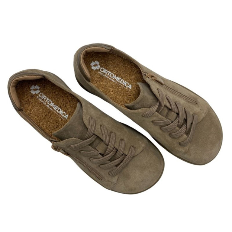 Кеды женские анатомические Ortomedica 1601-10 бежевые
