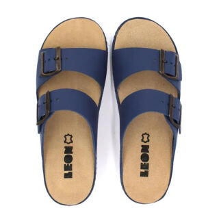 Шлепанцы женские Leon 5012 синий бакар