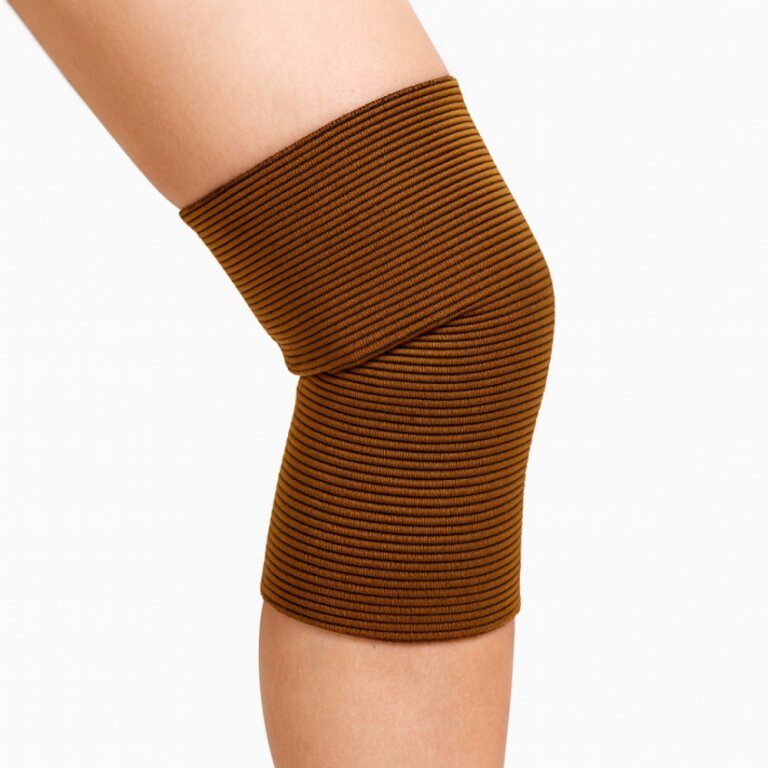 Бандаж на коліно Aurafix 112 B еластичний, вовна