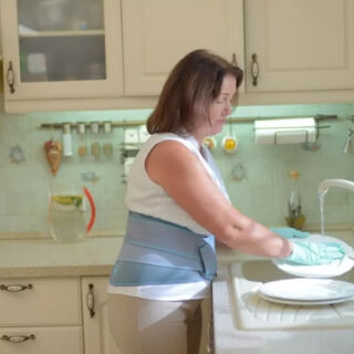 Корсет на попереково-крижовий відділ хребта Алком 2030 сірий