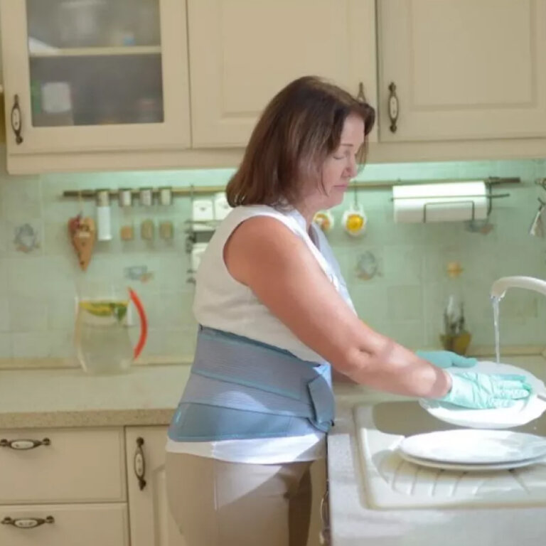 Корсет на попереково-крижовий відділ хребта Алком 2030 сірий