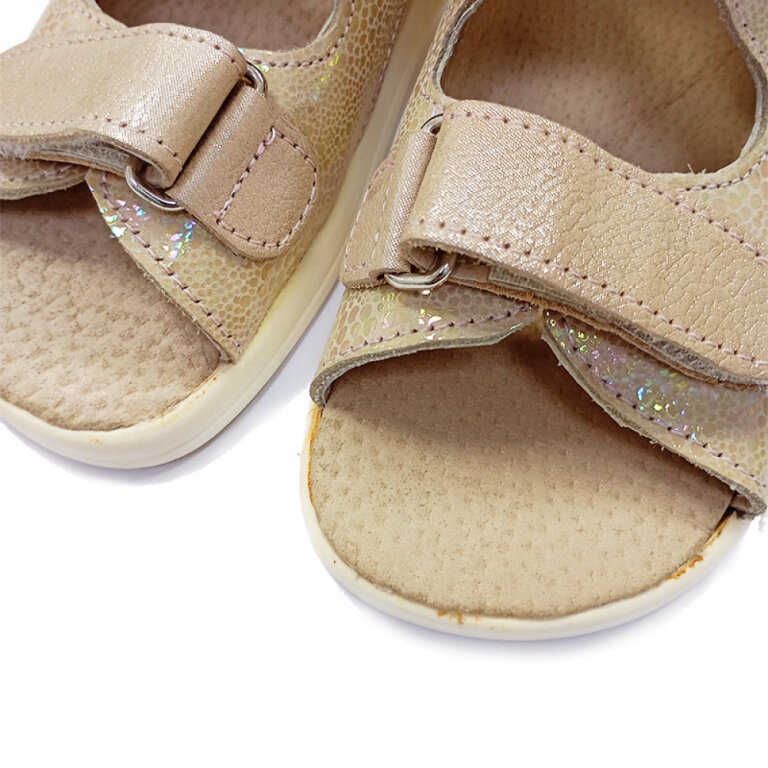 УЦЕНКА! Лечебные ортопедические босоножки Ortofoot 121 Active S Rose Laser (остатки клея на подошве) размер 19