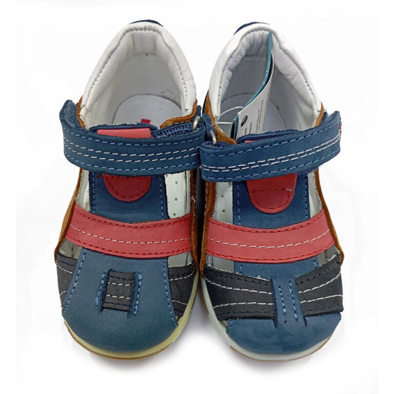 УЦЕНКА! Детские Анатомические босоножки Ortomedica 125-05 (производственный брак - разный орнамент) размер 21