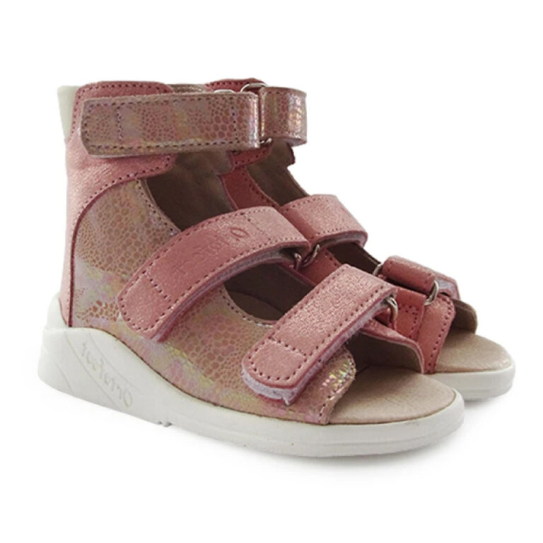 УЦЕНКА! Сандали ортопедические Ortofoot 121 Active L розовые (один из пары потерял цвет) размер 18