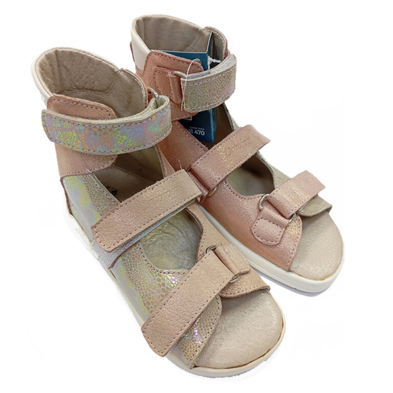 УЦЕНКА! Сандали ортопедические Ortofoot 121 Active L розовые (один из пары потерял цвет) размер 18