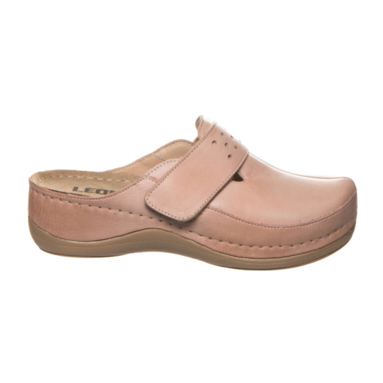 УЦЕНКА! Анатомические тапочки-сабо Leon 902 пудра (один из пары потерял цвет) размер 39