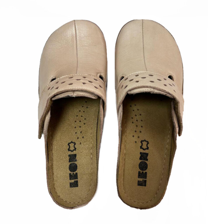 УЦЕНКА! Анатомические тапочки-сабо Leon 902 пудра (один из пары потерял цвет) размер 39