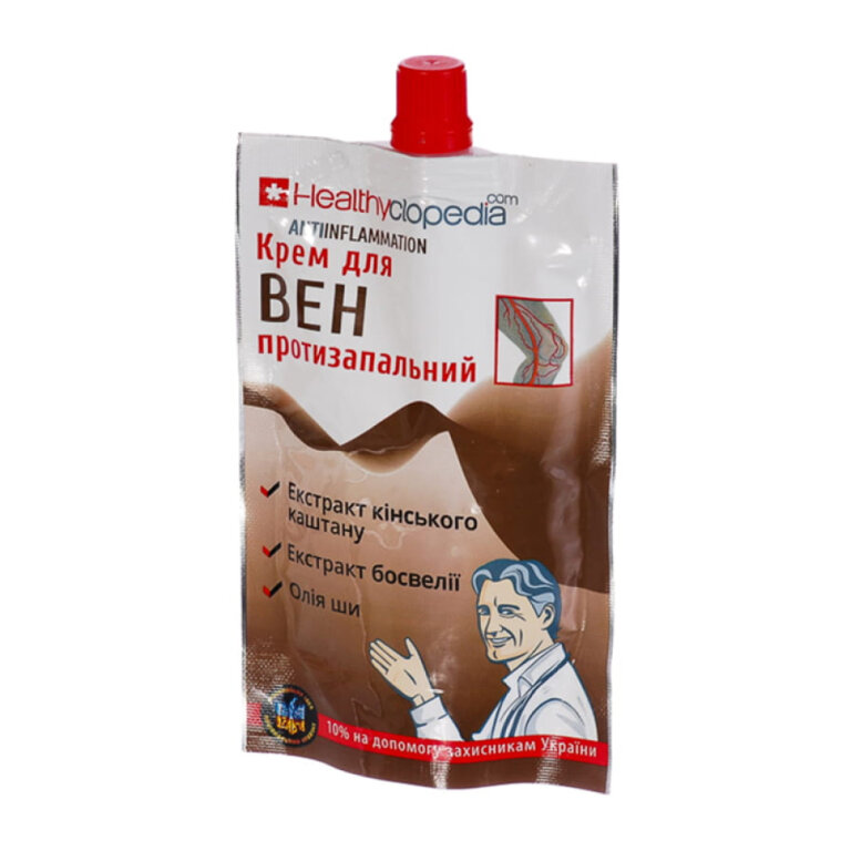 Крем для вен протизапальний Healthyclopedia Antiinflammation 100 мл