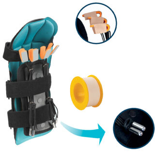 Термопластическая шина для руки и пальцев (сгибание) Aurafix ORT-09А