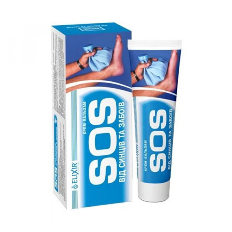 Еліксір крем-бальзам SOS від синців та забоїв 75 мл