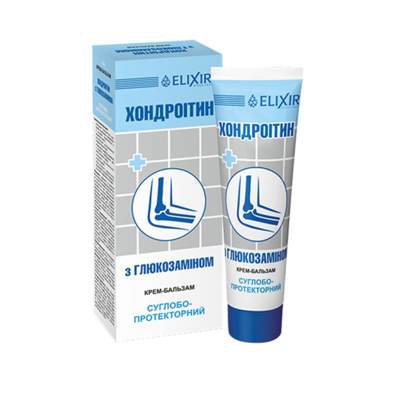 Еліксір крем-бальзам Хондроітин з глюкозаміном 75 мл