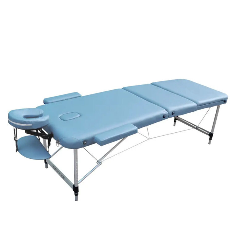 Масажний стіл складний ZENET ZET-1049 LIGHT BLUE розмір M (185*70*61)