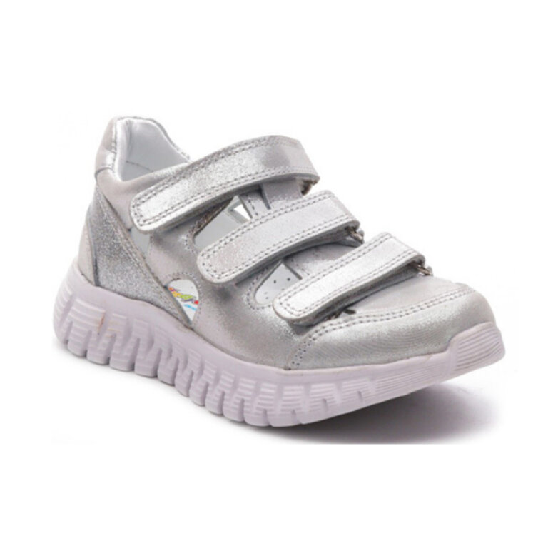 УЦІНКА! Дитячі Анатомічні літні кросівки Ortomedica 1092-12 срібні
