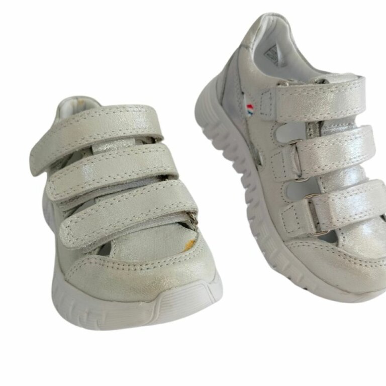 УЦІНКА! Дитячі Анатомічні літні кросівки Ortomedica 1092-12 срібні